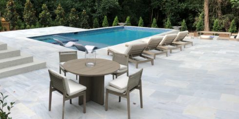 Lombardo Pools Outside Patio and Dining Area